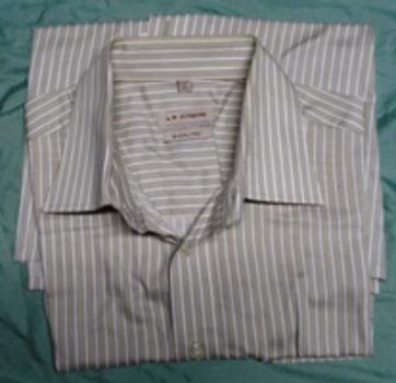 Herren-Oberhemd von A. W. Dunmore, XXL, Grau